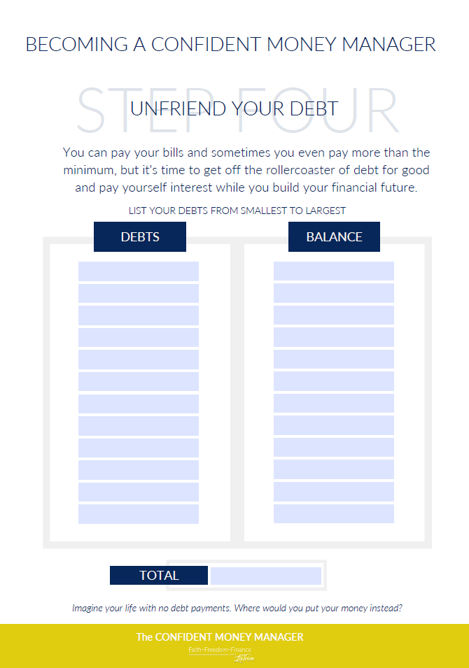 https://unlimitedfaith.com/confident-money-manager-debt-worksheet/